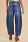 Annie Wear Mid Rise Barrel Leg Jeans with Pockets - Harmony Haven - Essentials