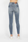 Judy Blue Full Size Tummy Control Contrast Wash Skinny Jeans - Harmony Haven - Essentials