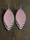 PU Leather Leaf Dangle Earrings - Harmony Haven - Essentials