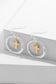 Brass Contrast Cross Dangle Earrings - Harmony Haven - Essentials